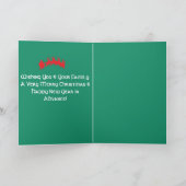 Joyeux Noël Green Pad Cartes (Intérieur)