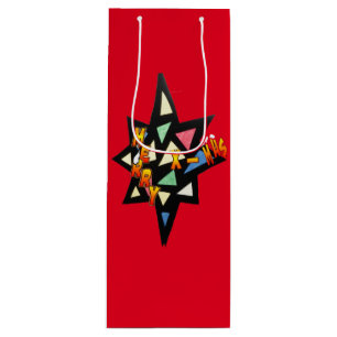 Joyeux Noël Grosse Star Cust. Sac à vin