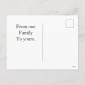 Joyeux Noël heureux nouvelle année cartes postales (Dos)