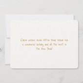 Joyeux Noël Hilton Head Island Carte Côtière (Dos)