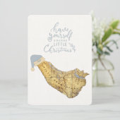 Joyeux Noël Hilton Head Island Carte Côtière (Debout devant)