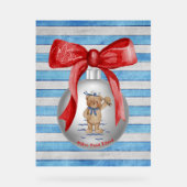 Joyeux Noël Hilton Head Island Ours Ornement (Recto)