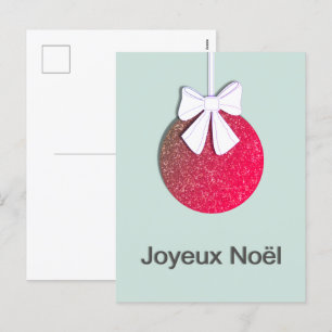 Joyeux Noel Holiday Feestdagenkaart