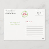 Joyeux Noël Holly Wreat Carte postale (Dos)