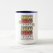 Joyeux Noël infirmière café Combo Mug (Centre)