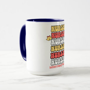 Joyeux Noël infirmière café Combo Mug