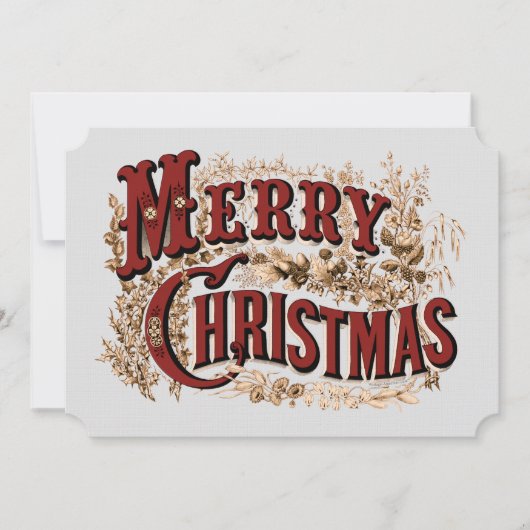 Joyeux Noël Invitation (Devant)