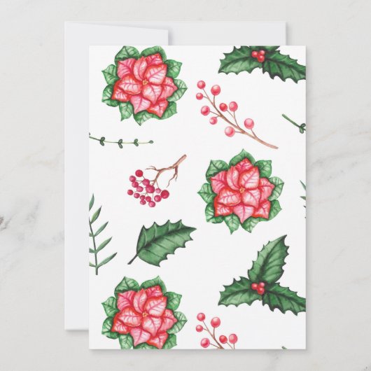 Joyeux Noël Invitation (Dos)