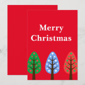Joyeux Noël Invitation (Devant / Derrière)
