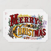 Joyeux Noël Invitation (Devant / Derrière)