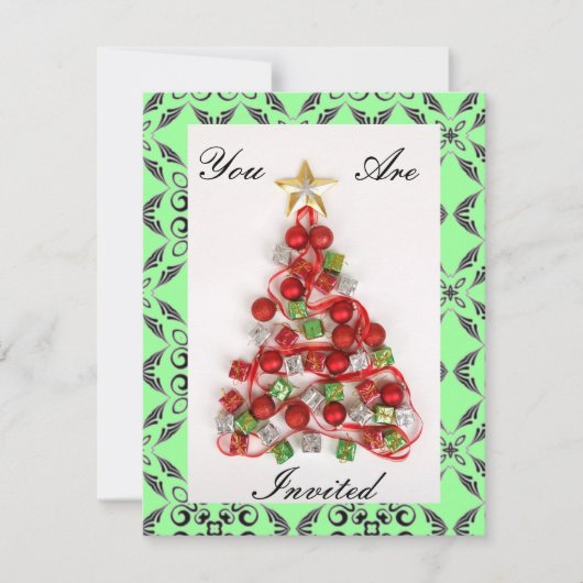 Joyeux Noël Invitation (Devant)