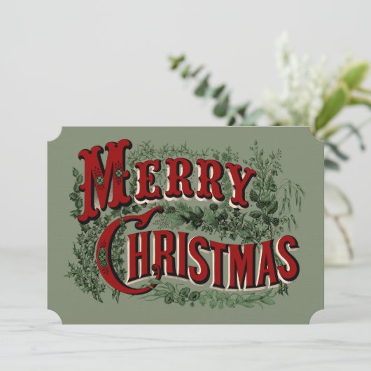 Joyeux Noël Invitation (Debout devant)