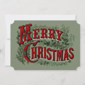 Joyeux Noël Invitation (Devant)