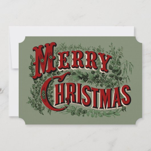 Joyeux Noël Invitation (Devant)