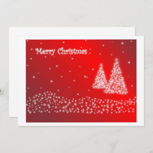 Joyeux Noël Invitation (Devant / Derrière)