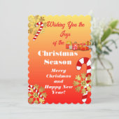 Joyeux Noël Invitation (Debout devant)