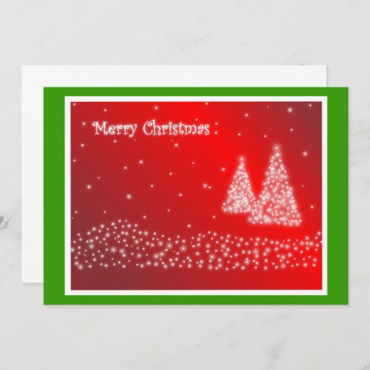 Joyeux Noël Invitation (Devant / Derrière)