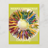 Joyeux Noël Invitation décorative à tous (Devant)