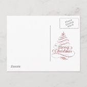 Joyeux Noël Invitation PostCard (Dos)