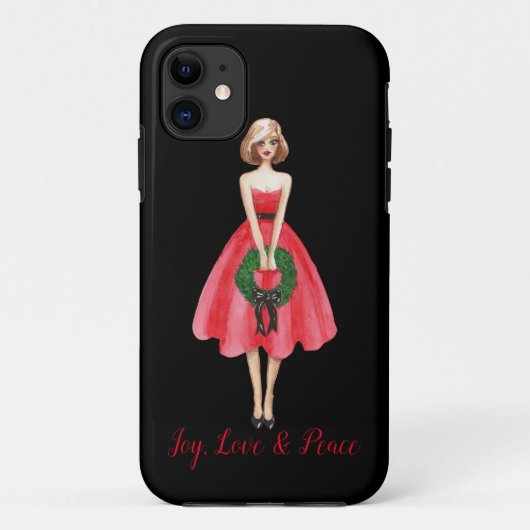Joyeux Noël iPhone 11 Coque (Dos)