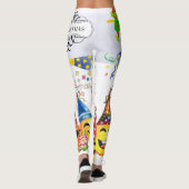 Joyeux Noël Joyeux Anniversaire Leggings (Dos)