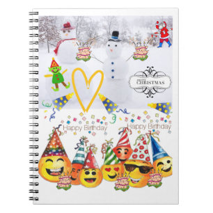 Joyeux Noël Joyeux Carnet d'anniversaire