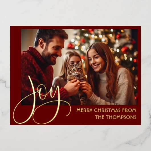 Joyeux Noël, joyeux carte postale de voeux (Recto)