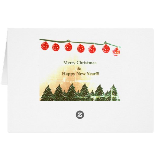 Joyeux Noël, Joyeux Noël du Nouvel An (Dos Horizontal)