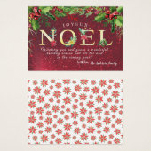 Joyeux Noel Joyeux Noël Nouvel An Jour de Fêtes (Devant & derrière)