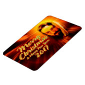 Joyeux Noël Joyeux Nouvel An 2017 Jesus Magnet (Côté Gauche)