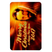 Joyeux Noël Joyeux Nouvel An 2017 Jesus Magnet (Vertical)
