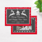 Joyeux Noël Joyeux Nouvel An Nom Argent Rouge (Bureau)