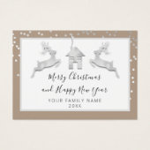 Joyeux Noël Joyeux Nouvel An Nom Blanc ivoire (Devant)