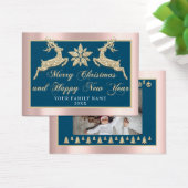 Joyeux Noël Joyeux Nouvel An Nom Cadre photo (Bureau)