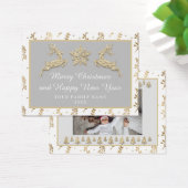 Joyeux Noël Joyeux Nouvel An Nom Gris Or (Bureau)