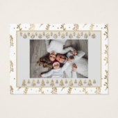 Joyeux Noël Joyeux Nouvel An Nom Gris Or (Dos)