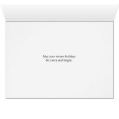 Joyeux Noël Joyeux Nouvel An Verts Vintages (Intérieur Horizontal (Bas))