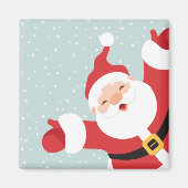 Joyeux Noël joyeux Père Noël | Magnet (Devant)