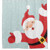 Joyeux Noël joyeux Père Noël | Rideau de douche (Devant)