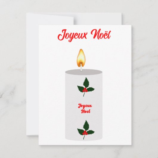 Joyeux Noël Kaart (Voorkant)