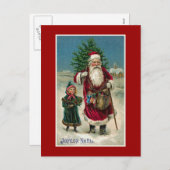 Joyeux Noel  kerst Feestdagenkaart (Voorkant / Achterkant)