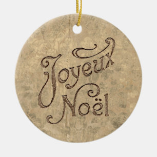 Joyeux Noel  kerst Keramisch Ornament