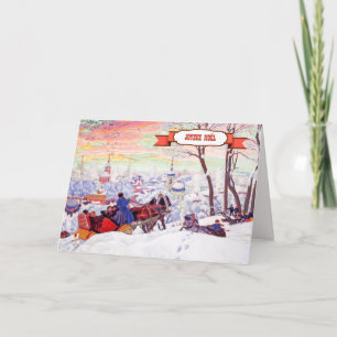 Joyeux Noël. kerstKaarten in het Frans Feestdagen Kaart