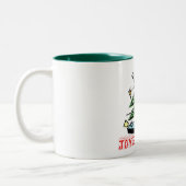 joyeux noel kerstman mok ontwerp (Links)