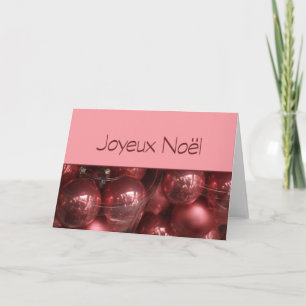 Joyeux Noël kerstversieringen Feestdagen Kaart