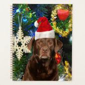 Joyeux Noël Labrador Retriever Chien Santa Hat (Devant)