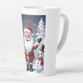 Joyeux Noël Latte Mug (Angle droit)