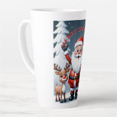 Joyeux Noël Latte Mug (Angle gauche)