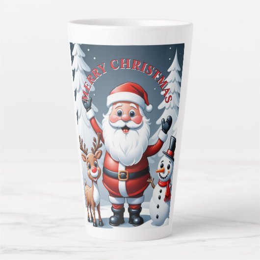 Joyeux Noël Latte Mug (Devant)