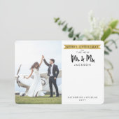 Joyeux Noël | Le nouveau Carte photo M. & Mme 1 (Debout devant)